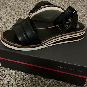 Vince Camuto Sandals! Only worn once. Size 11 women. Super soft leather.